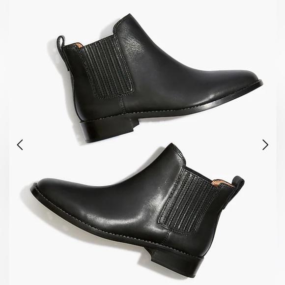 • Madewell • Women’s The Ainsley Chelsea Boot True Black Leather 7